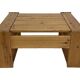 Vintage Coffee Table Pine Wood Design 1970s Coffee Table