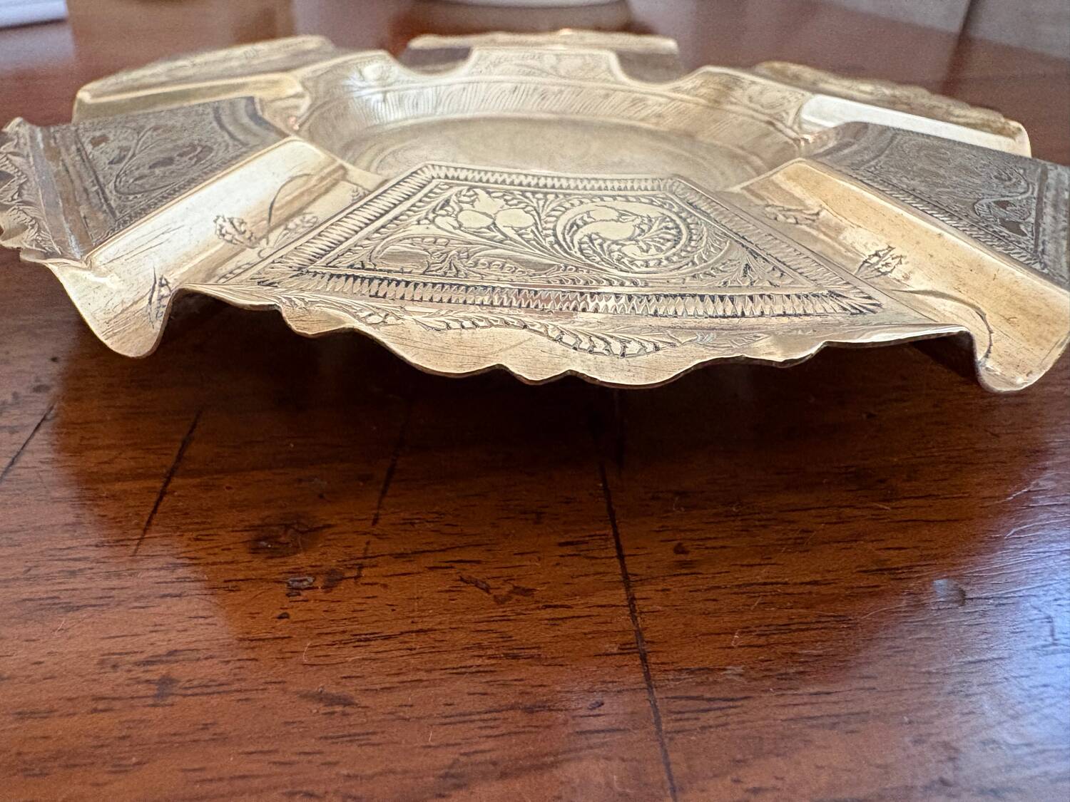 Coupelle cendrier laiton