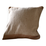 Pink Checkerboard Cushion (square)