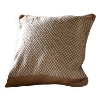 Pink Checkerboard Cushion (square)