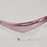 Mid-century Glass Bowl,designed Josef Hospodka for Chribska,1960's.