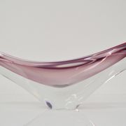 Mid-century Glass Bowl,designed Josef Hospodka for Chribska,1960's.