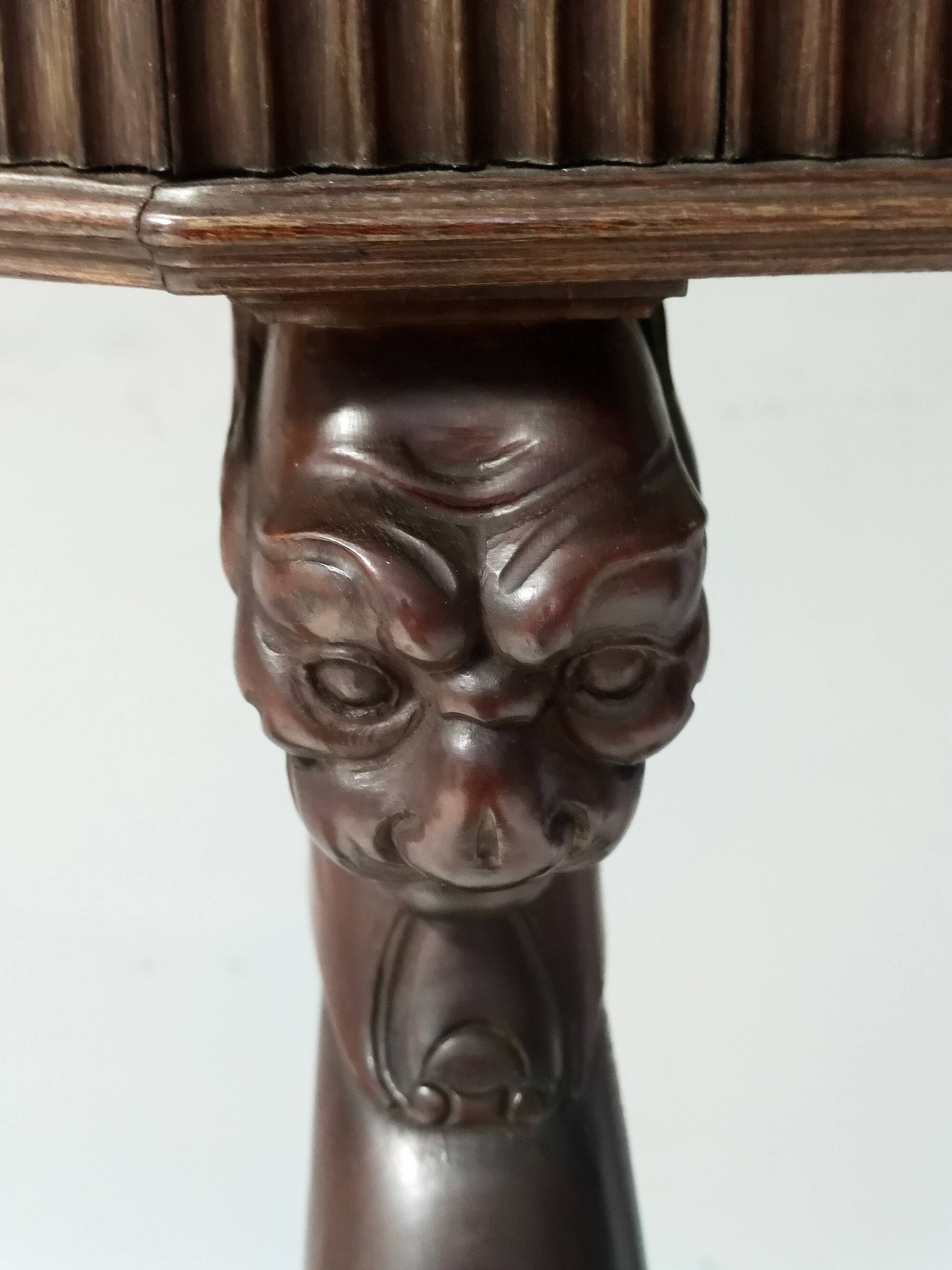 Outstanding Art Deco Style Console with a Carrara Marble Top, Italy