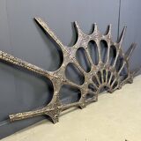 Vintage brutalist wall sculpture, 1970s