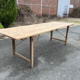 Old folding table