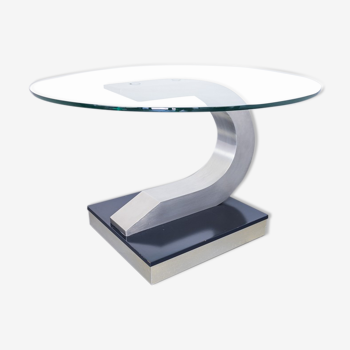 Table à manger ronde des années 70