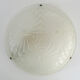 Old chandelier, suspension cavasque Art Deco 1 Fire, in glass paste. Year 30