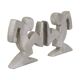 Designer Metal Bookends – La Linea (Osvaldo Cavandoli)