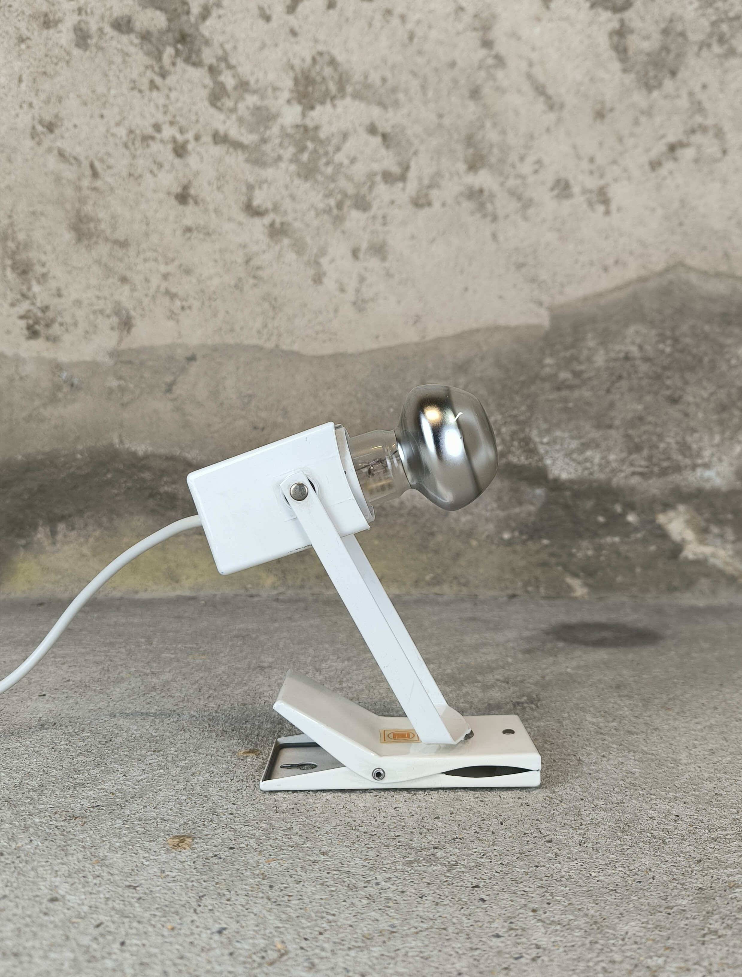 LITA vintage white clip-on spotlight