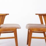 Set of 4 Erik Kirkegaard Chairs Model 49, Danish Mid Century 1960s Teak