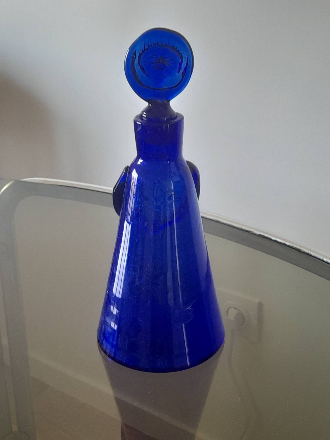 Decanter bottle sculpture by Erik Hoglund
