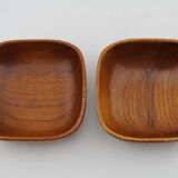 2 cups or empty pockets teak