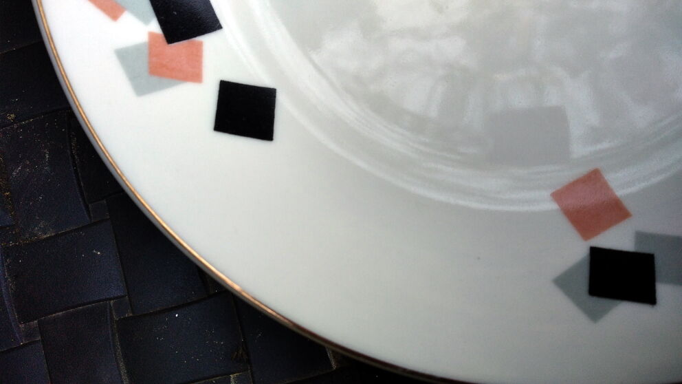 10 hollow plates Bernardaud caroline