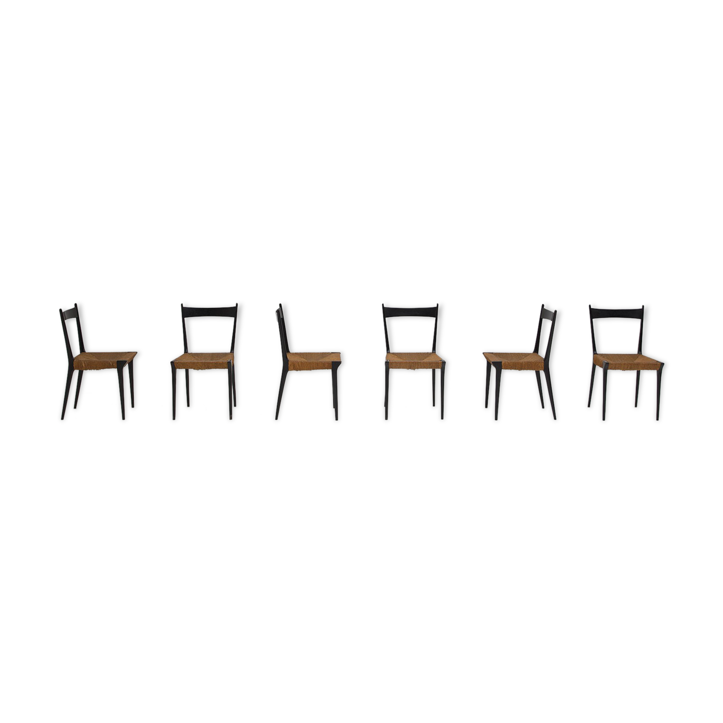 Ensemble de chaises S2 par Alfred Hendrickx pour Belform