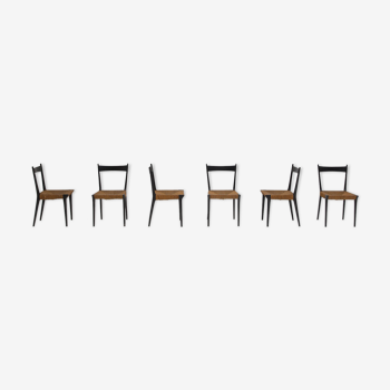 Ensemble de chaises S2 par Alfred Hendrickx pour Belform