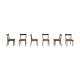 Ensemble de chaises S2 par Alfred Hendrickx pour Belform