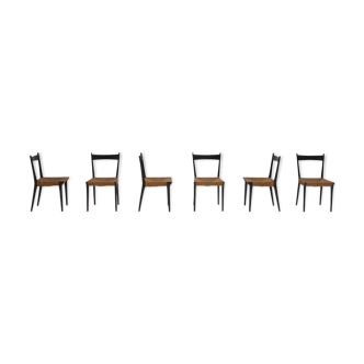 Ensemble de chaises S2 par Alfred Hendrickx pour Belform
