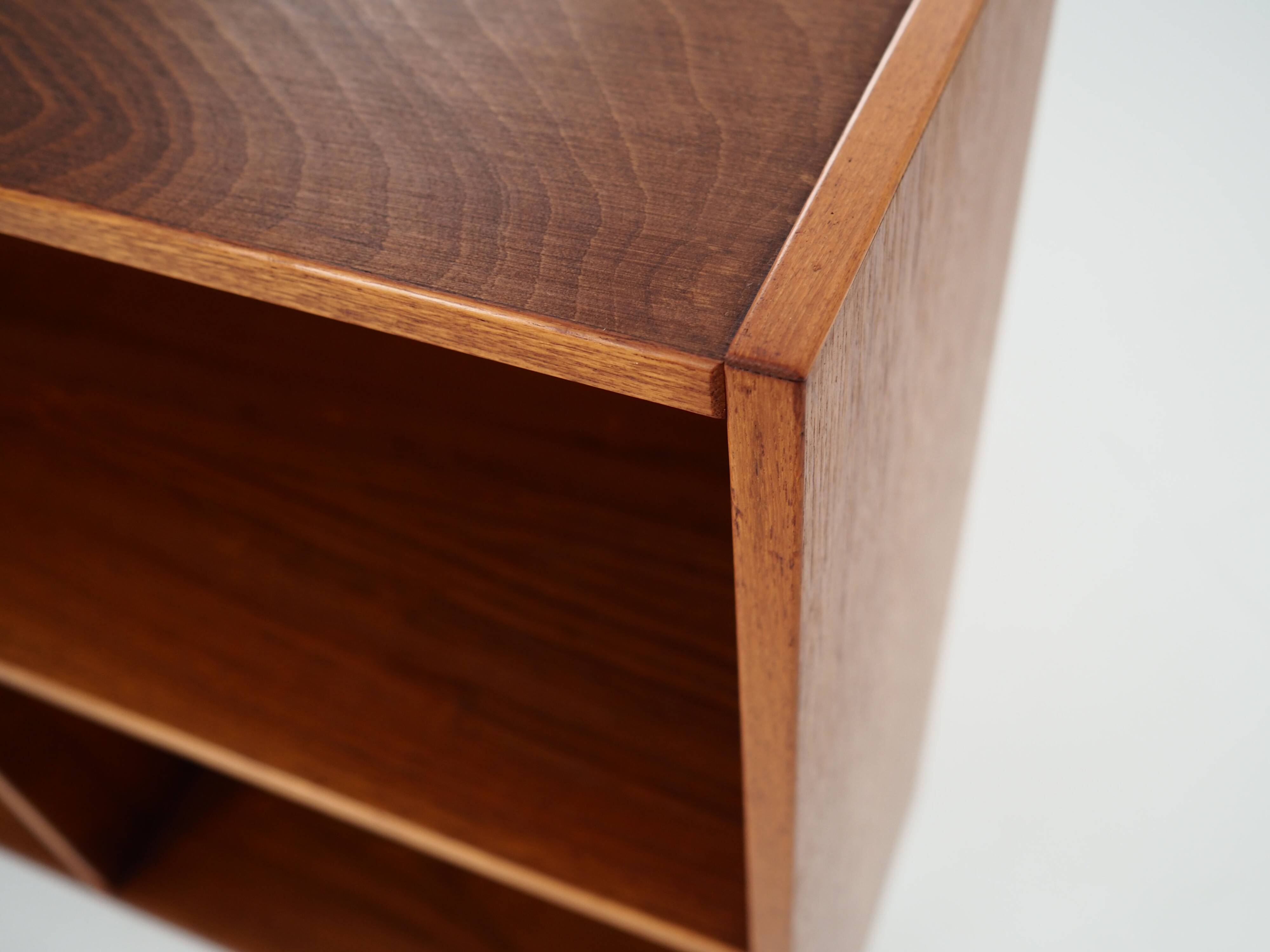 Teak bookcase, Danish design, 1970s, production: Denka