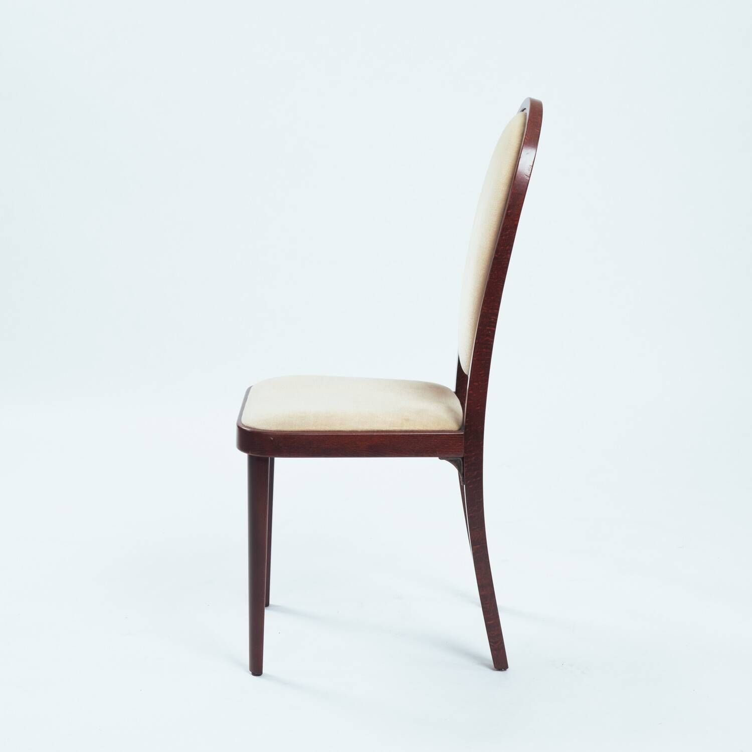 Thonet High Back Velvet Chairs No. 567 by Otto Prutscher