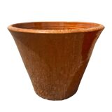 Pot XXL - Jardinière couleur miel en céramique marocaine