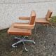 Set d'un fauteuil de bureau et de 2 chaises Marcom années 60's