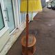 Floor lamp - wood - cane - glass