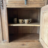 Carved oak sideboard