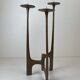 Brutalist Floor Candle Holder by Michael Harjes, Germany, 1960