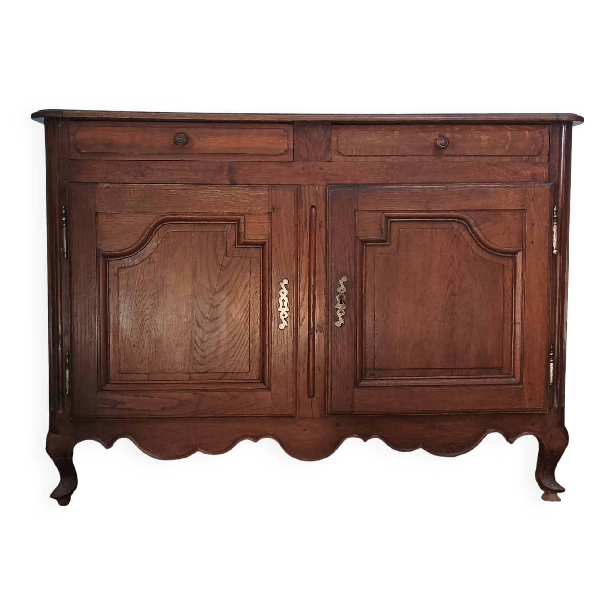 Louis XV oak sideboard