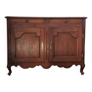Buffet Louis XV en chêne