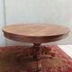 English oval table with 19th century mahogany extensions