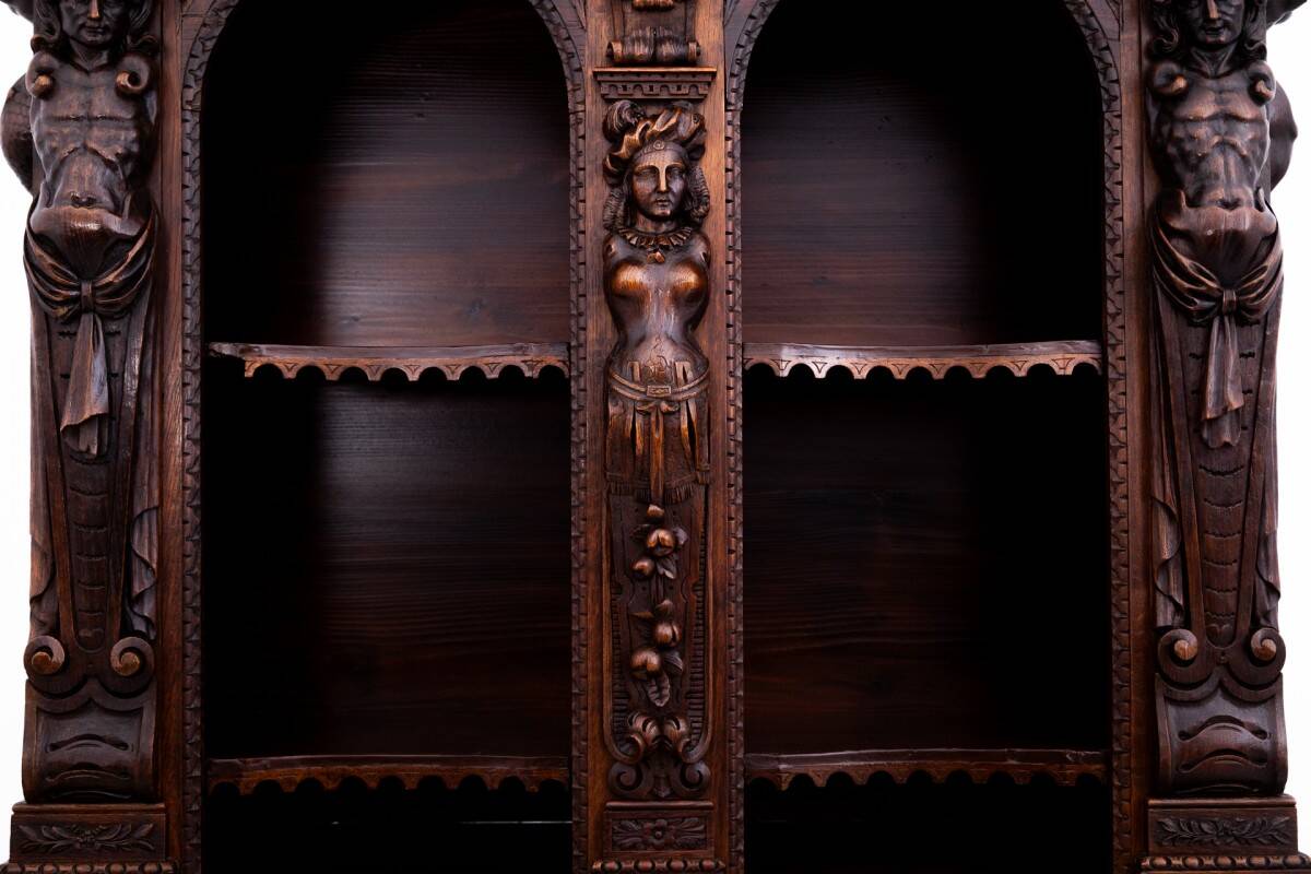 Historic cabinet, France, circa 1870.