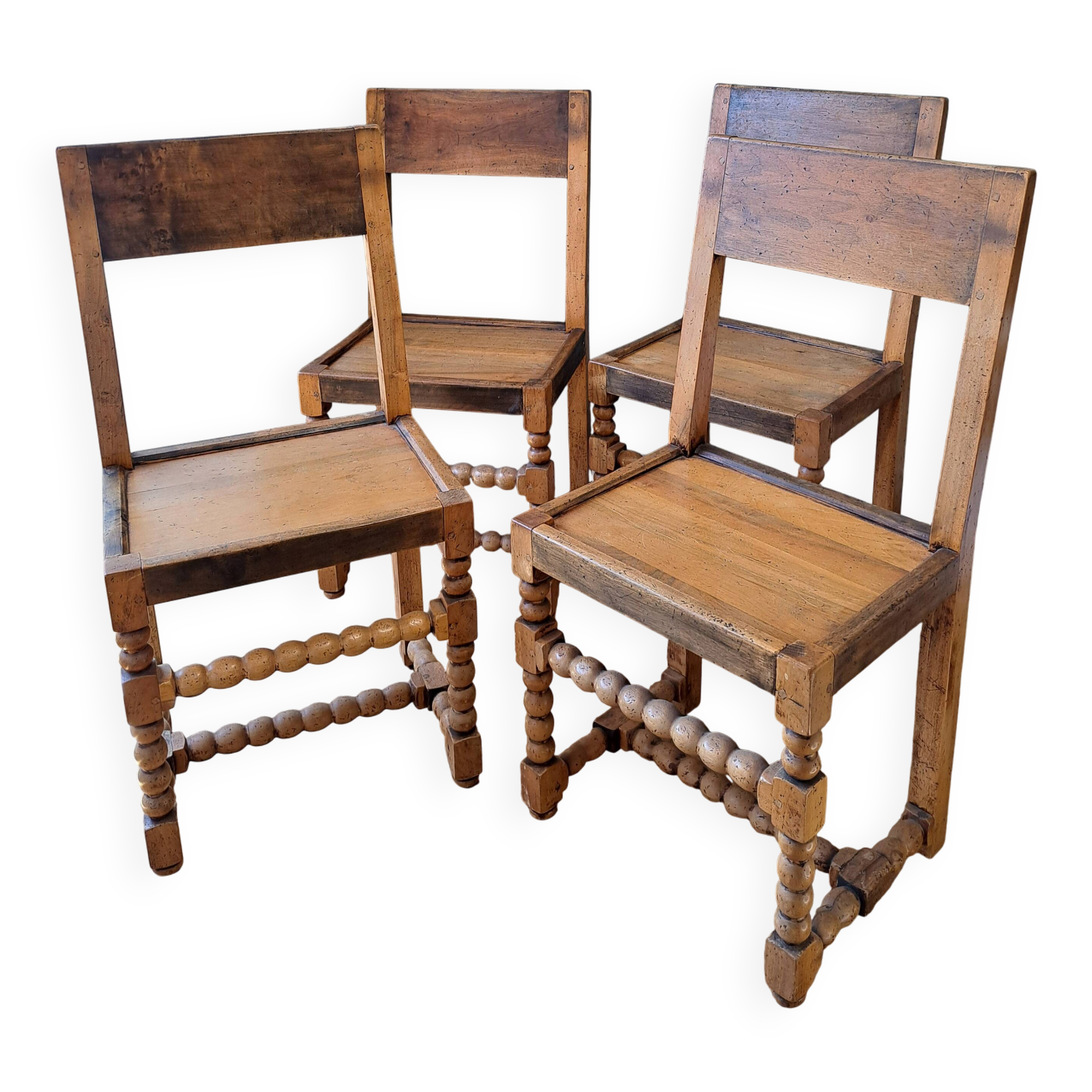 4 Arts and Crafts chairs