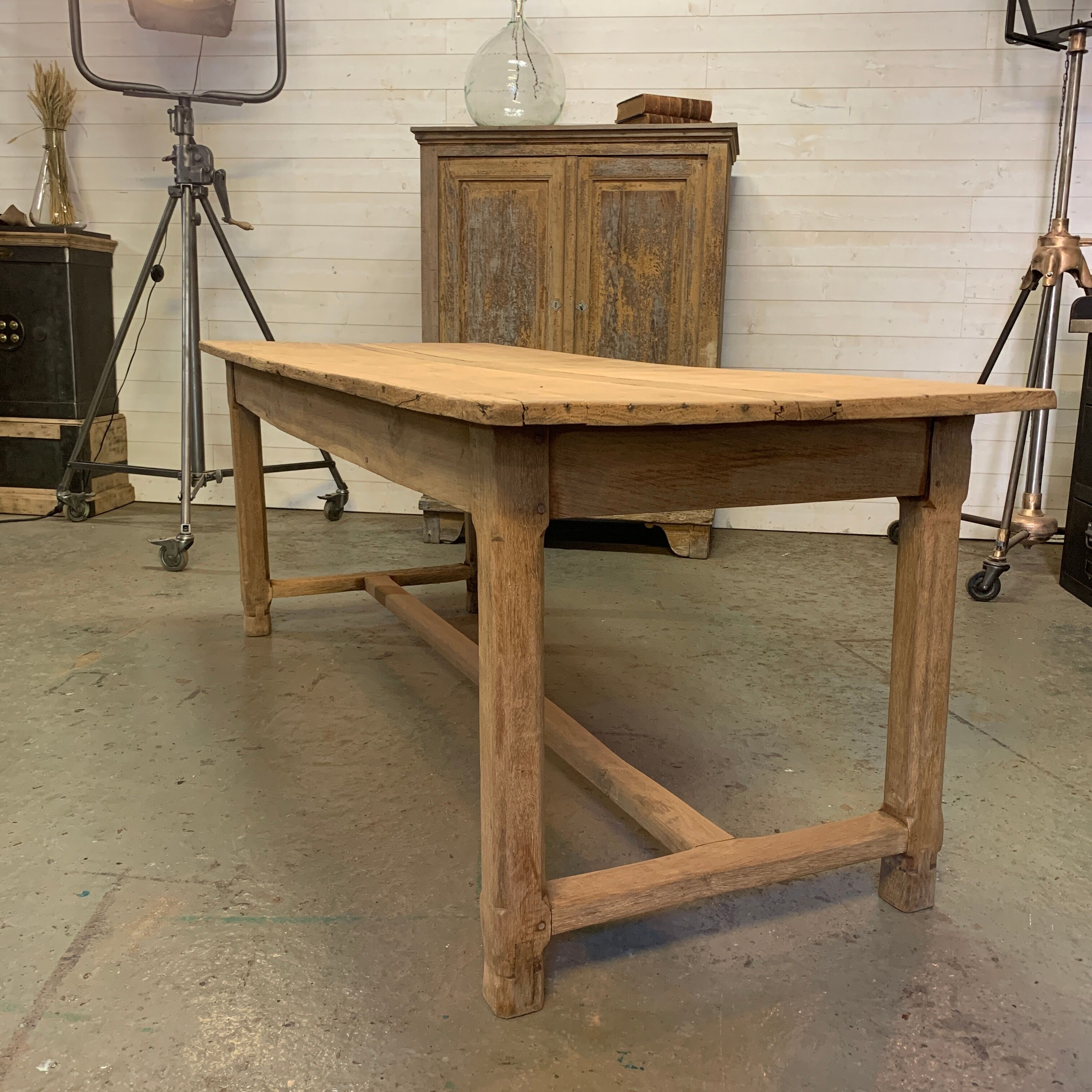 Walnut farmhouse table 1920