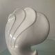 Vintage ceramic shell vase
