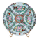 Antique plate made of Macao porcelain, hand-decorated.