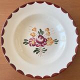 6 old Longchamp earthenware soup plates
