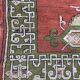 Old carpet decorative turkish 190 x 210 cm