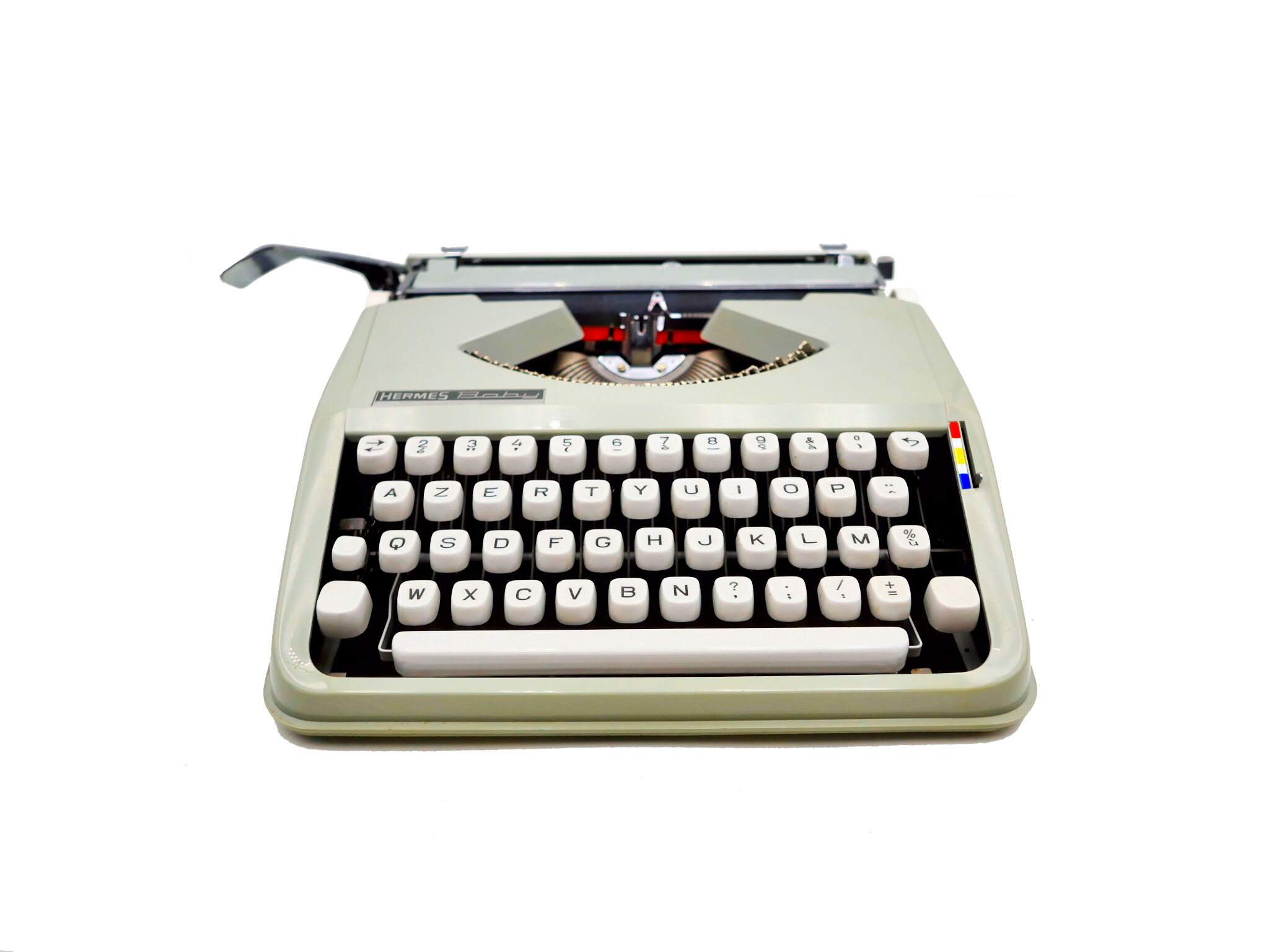 Hermes Baby Typewriter Green Linden Revised Ribbon New