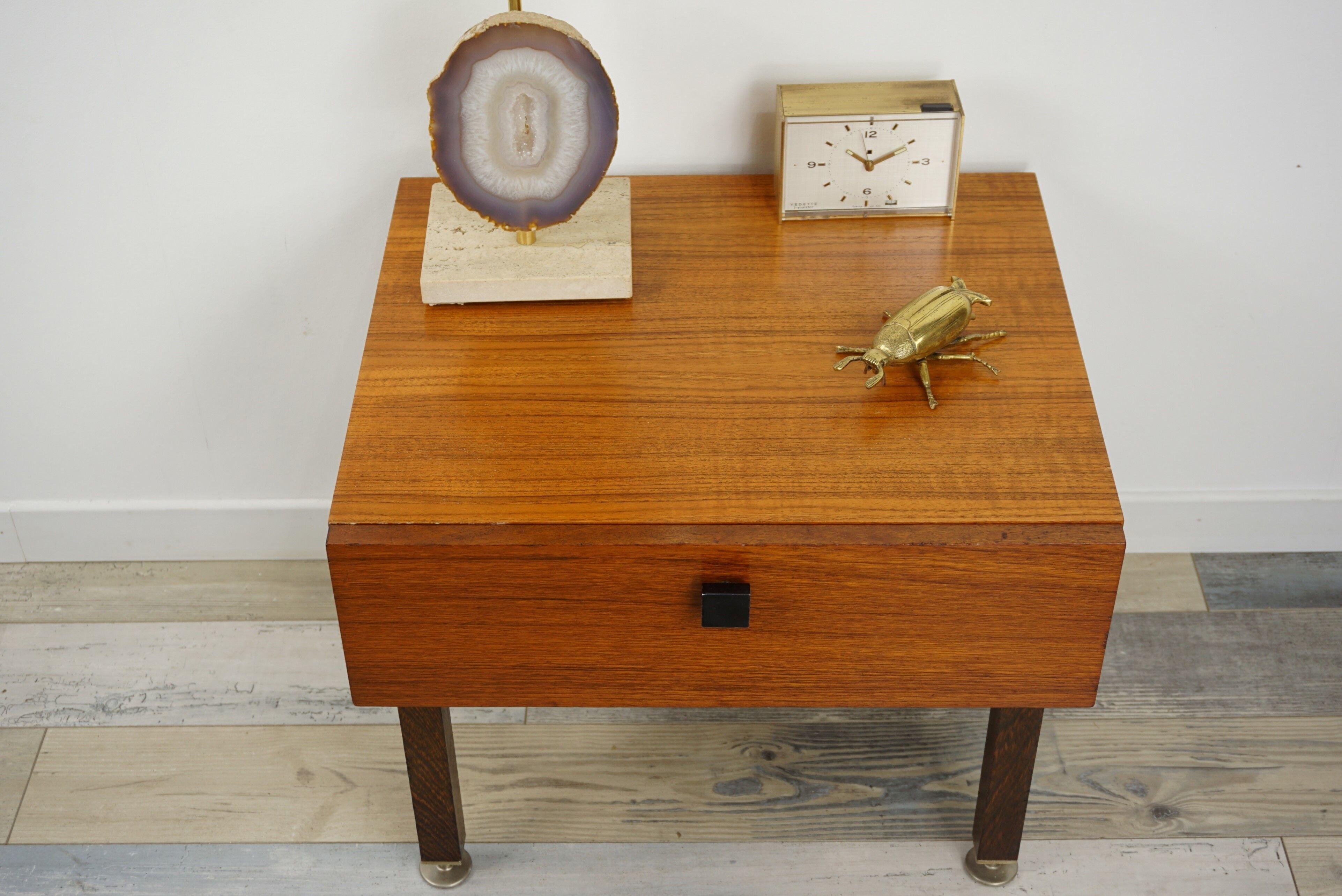 Teak night table 50s - 60s by CombinEurop