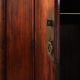 Large wooden Chinese 19th Century Qing Dynasty Wedding or Tapering Cabinet