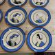 Set of 12 earthenware plates from Quimper from the 1930s - 12 portraits