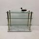 Hollywood regency marble and glass cabinet, 1970’s