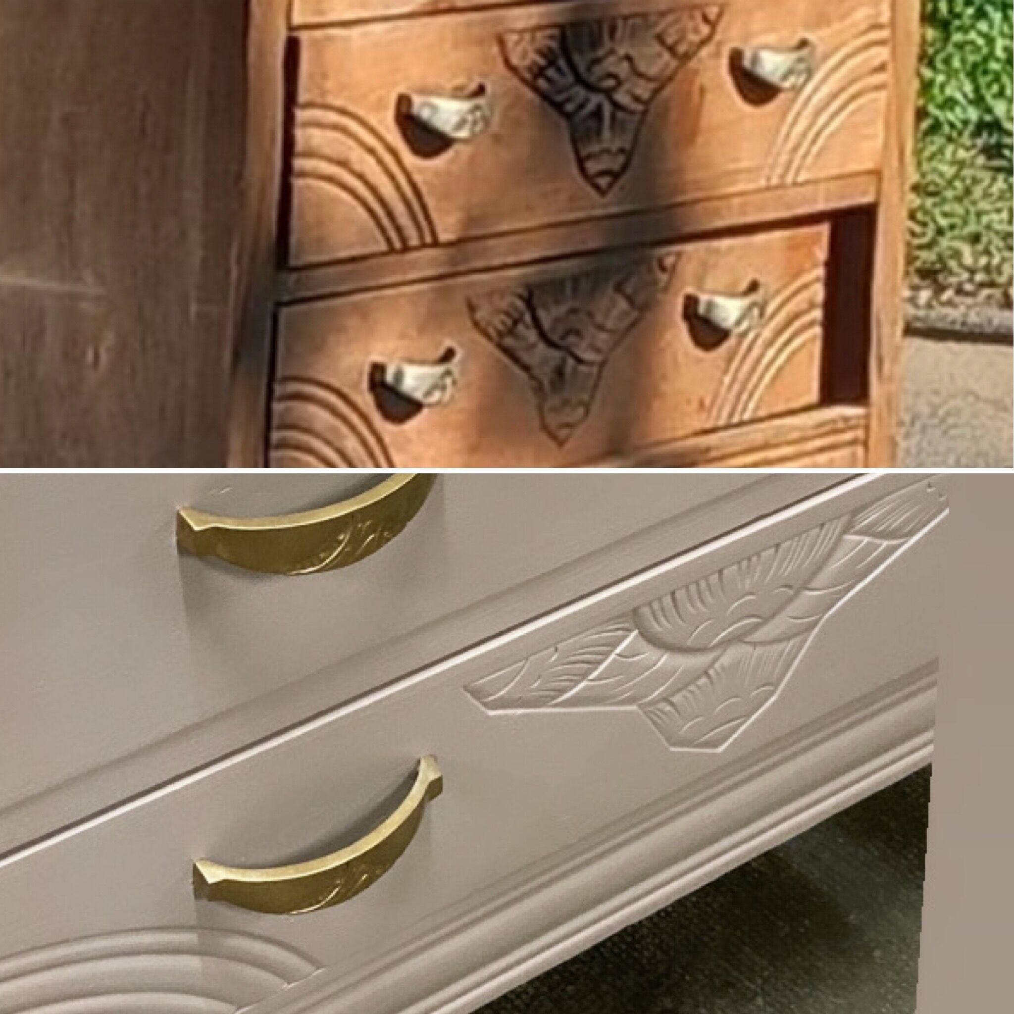 Vintage art deco chest of drawers