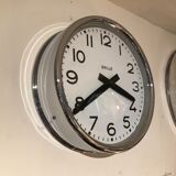 Chrome Brillie clock works industrial factory station workshop sncf