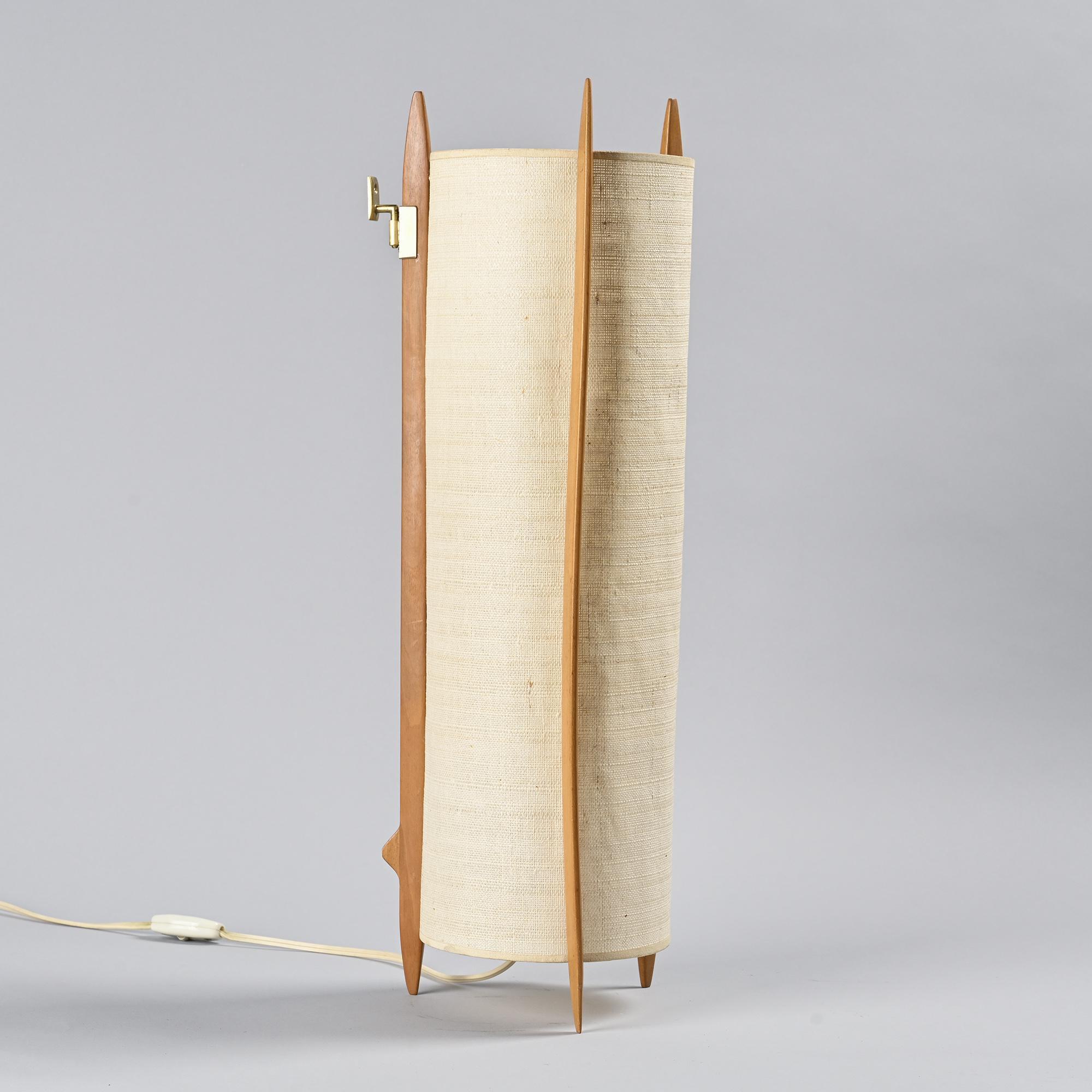 Table lamp or wall light, Temde Switzerland, circa 1960