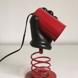 Hand lamp in lacquered and plastic metal, 1980