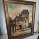 Oil on canvas stephane bulan village of domme dordogne 1979
