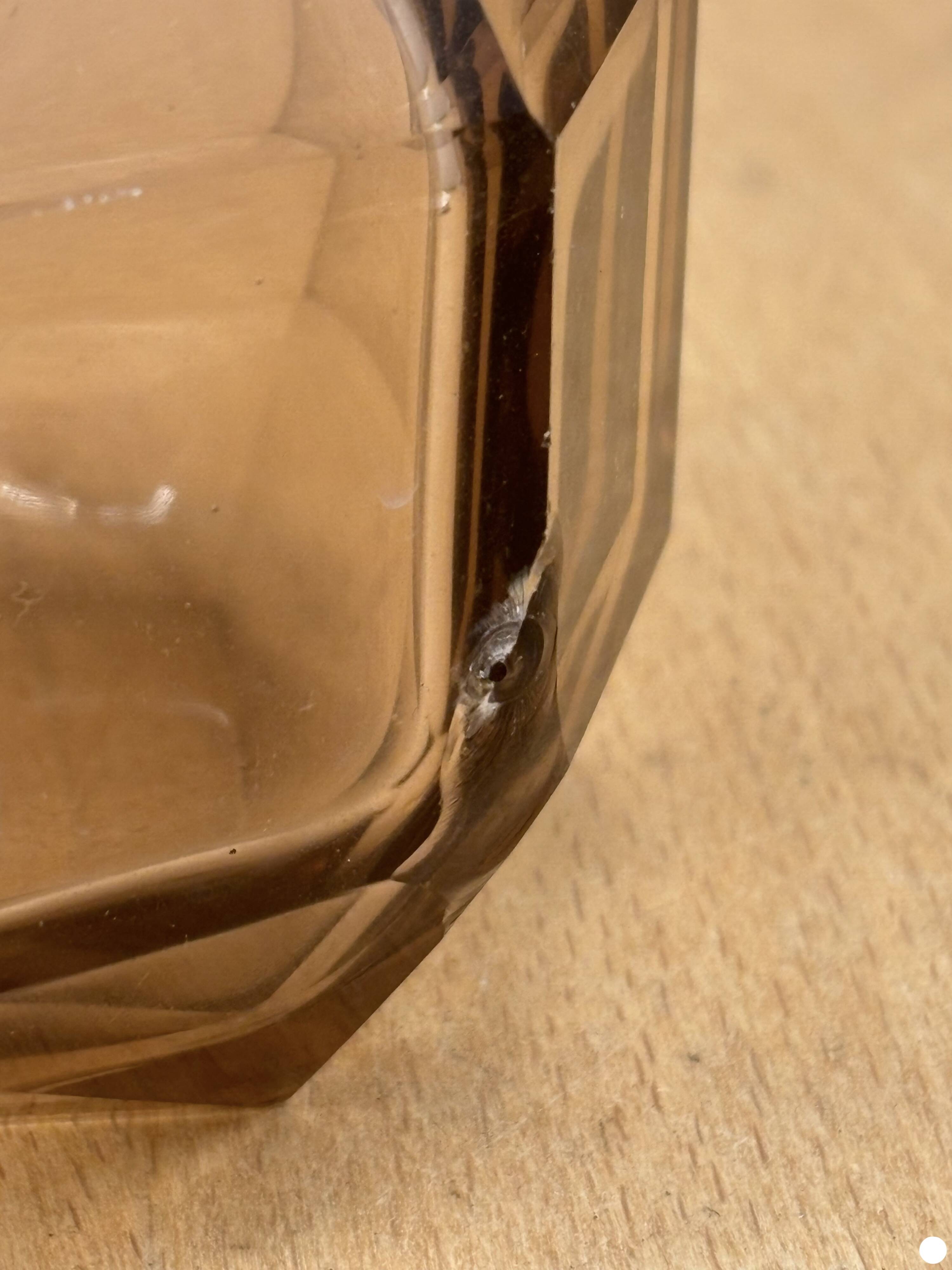 Small vase with geometric shapes