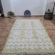 Handmade wool Berber rug 250x150 cm